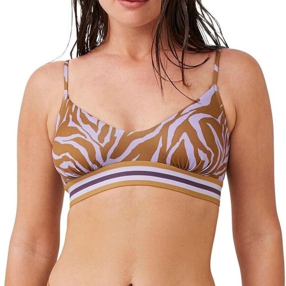 GOTTEX LUMA WILD NOSTALGIA TRIANGLE BIKINI TOP SIZE 8 - Picture 1 of 7